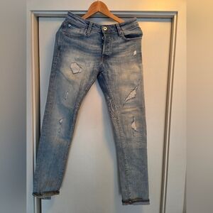 Jack & Jones Men's Light Blue Slim Fit Jeans